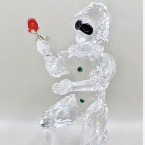 Swarovski Crystal Harlequin with Black Accents